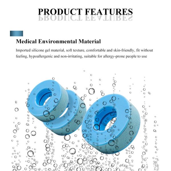 Security Seal Self Adhesive Body Wave Tape 2Pcs Pack Skin Friendly Silicone Gel Material Hair Eyelash Extensions