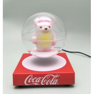 hotsale magnetic levitation bottom ornament toys bear display ,levitating