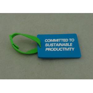 Business Promotion Promotional PVC Keyring Rubberized 4.0 Mm Thickness
