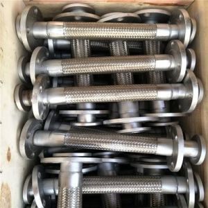 Dn500 Ss304 Braided Stainless Steel Flexible Metal Hose With Fittings Braided