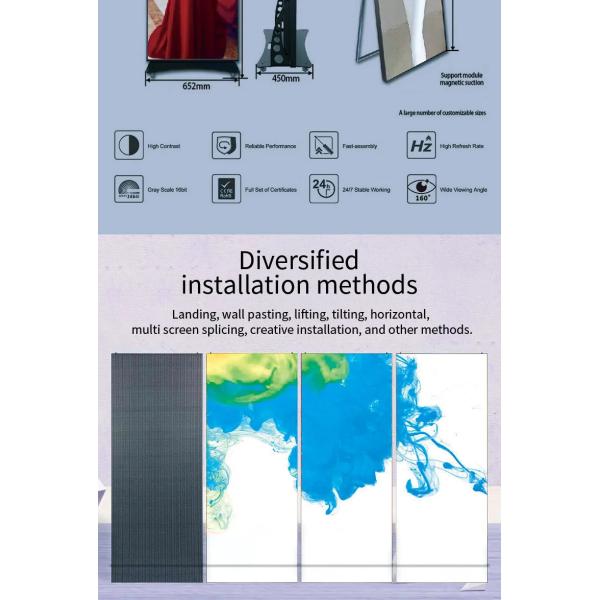 Commercial LED Advertising Displays Screens OEM ODM Custom Digital LED Poster Solutions