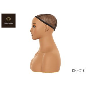 Hair Salon Mannequin Head With Shoulders Full Bust Pierceable
