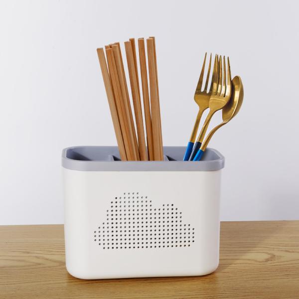 Buy Rectangle Spoon Storage Box Disassembled Plastic Kitchen Organizers at wholesale prices