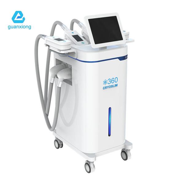 Buy 360 degree cooling 3S freezing fat body slimming machine with 4 cryo handles at wholesale prices