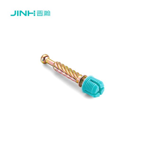 Buy 40mm minifix connecting bolts | 3-in-1 Fastening Connector Rod with Nylon Expansion Bolt | JH-2083 at wholesale prices