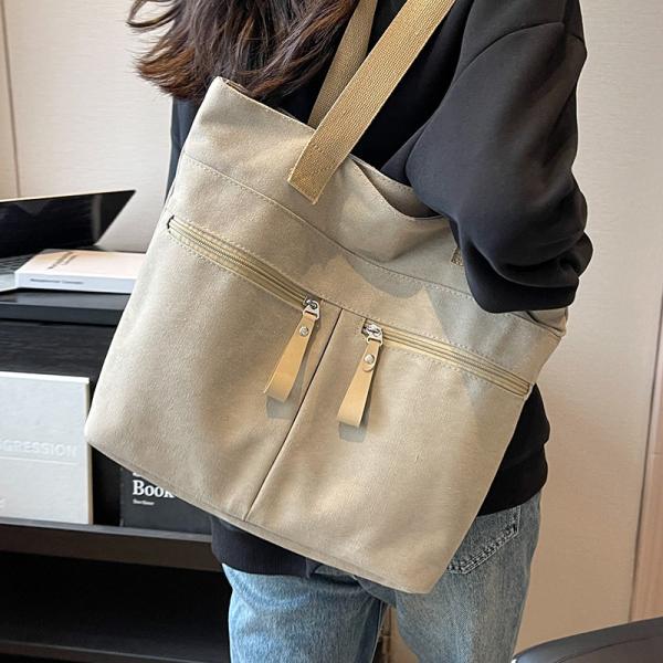 Buy 2023 custom wholesale high quality big heavy duty white canvas women bag blank plain cotton canvas tote bag with customi at wholesale prices
