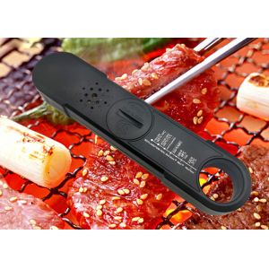 Talking Function Automatic Rotation BBQ Baking Digital Food Thermometer