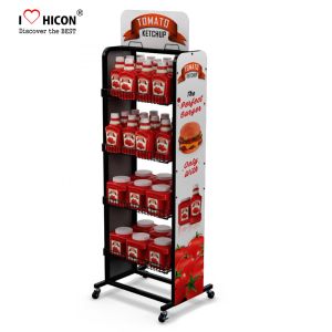 1 Minitue Understand POP Merchandise Displays Attractive Wire Snack Display