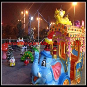 fair ground rides electric train ride trackless elephant train