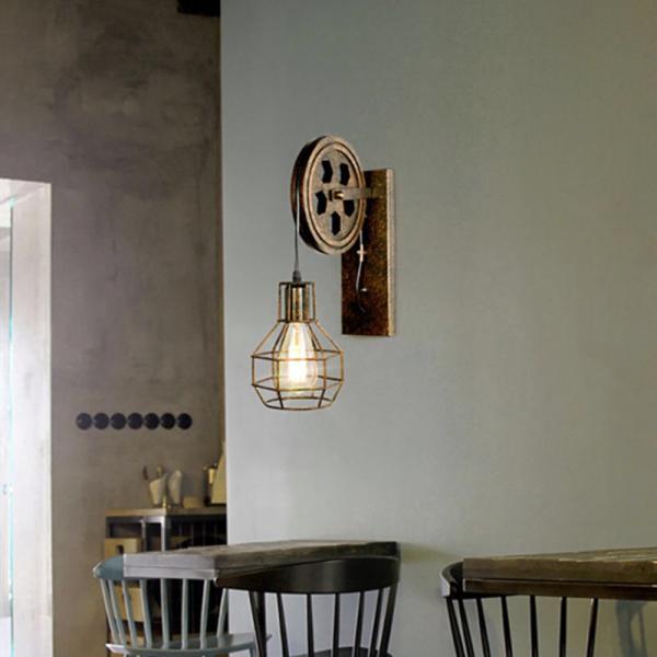 LED Retro Wall Lamp Cafe Bedroom Creative Fist Resin Light wall mounted led lamps (WH-VR-19)