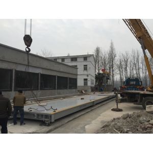 Electronic Heavy Duty Weighbridge For Trucks Pitless Foundation Customized
