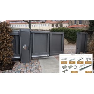 Automatic Steel Telescopic Sliding Gate Opener Motor Hardware Kits