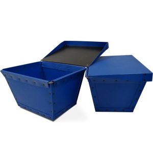 PP Collapsible Corrugated Plastic food garde Packing Box Customized Professional