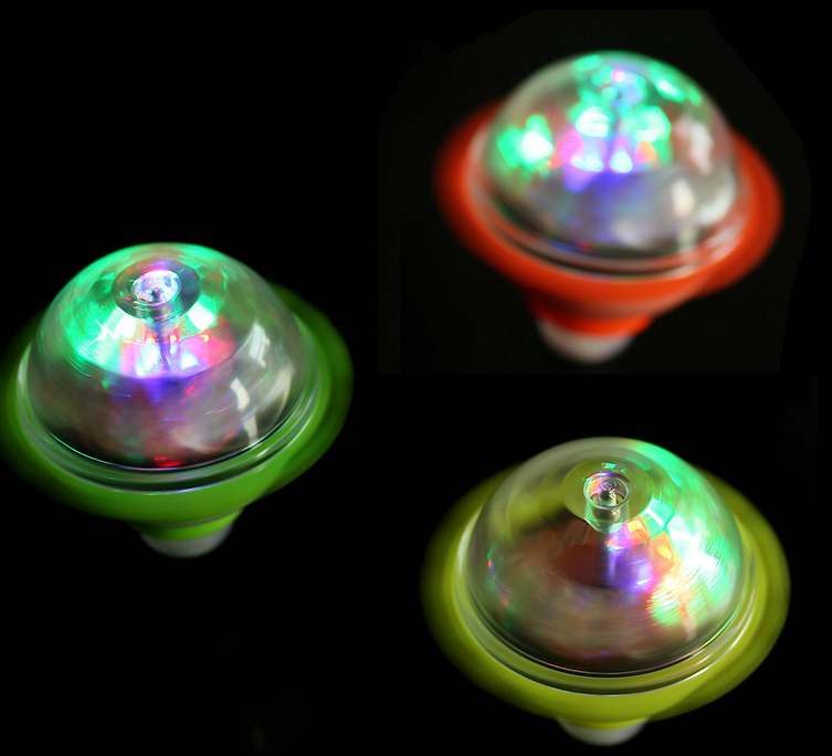 Flash light friction gyroscope
