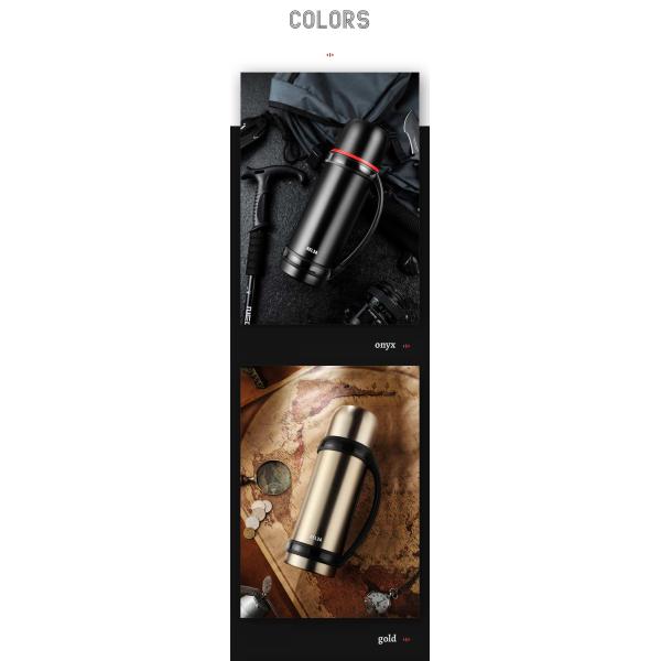 1.2L Oilproof Vacuum Insulated Water Bottle Multipurpose Double Wall