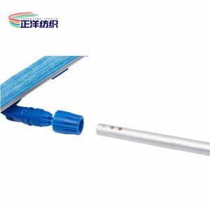25mm Aluminum Mop Stick 178cm Length Silver Collapsible Mop Handle