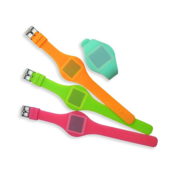 Candy colors Children's Electronic Silicone Watch LED Touch Cartoon Watch Promotion Custom Gift Cartoon