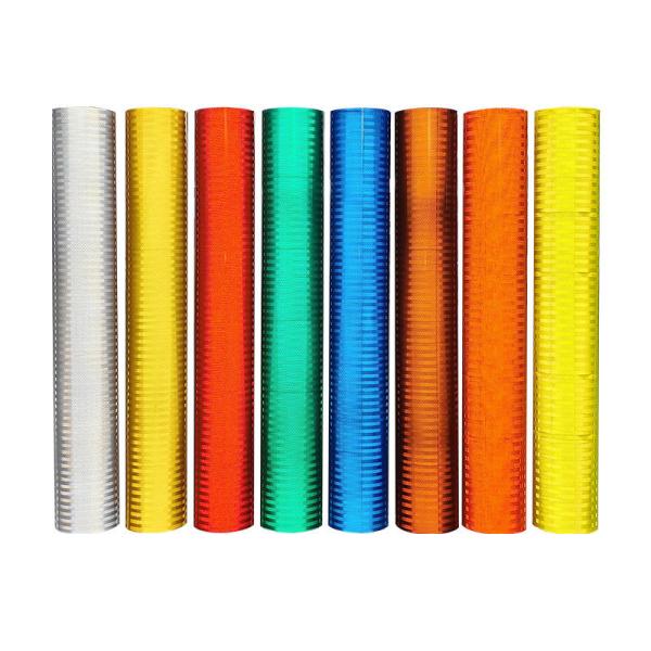 Fluorescent Yellow UV Printable Arrow Sign Prismatic Reflective Sheeting Roll