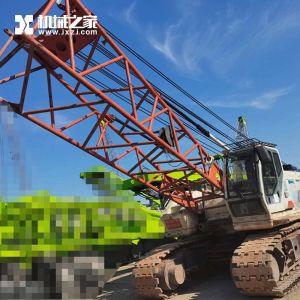 China Used Truck Crane with 6 Section Jib Boom 18m Transverse Support Leg and 25ton Maximum Lifting Weight on sale