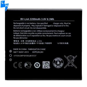 China RECHARGABLE White 3.8v 2200mah Li-ion Battery Bv-l4a For Nokia Lumia 830 540 Mobile Phone on sale