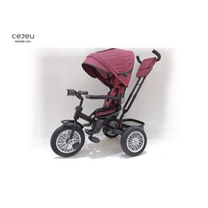 China Inflatable Wheels Purple Tricycle Stroller Bike 12KG EN71 on sale