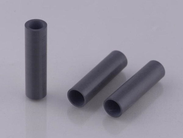 Buy High-Strength Silicon Nitride Ceramic Dark Gray Hollow Cylinder / Sleeve at wholesale prices