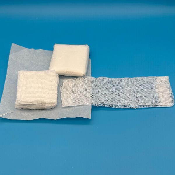 Sterile Single Use Medical Gauze Swab Dressings and Materials for Medical Purposes