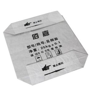 95gsm Kraft Paper Valve Bag Two Layers Semi Extensible