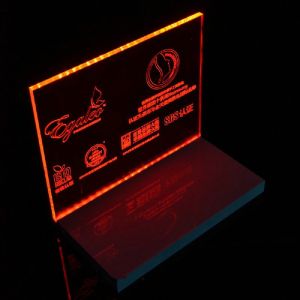 Transparent ZHLX07 ODM LED Plastic Display Stands