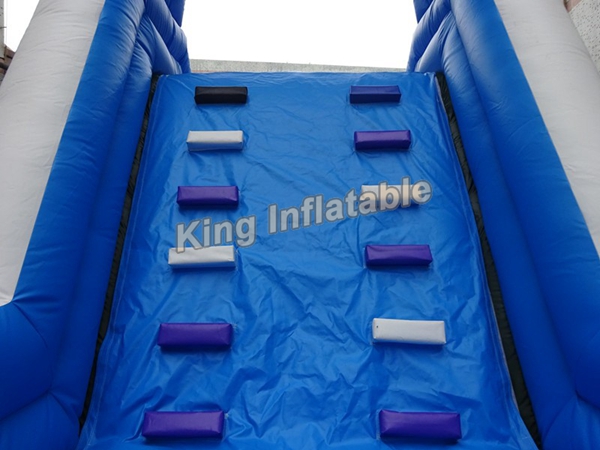 Blue Family Double Stitching Inflatable Water Slide For Kids