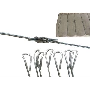 3.5mm wire diameter Double Loop Galvanized Steel Baling Wire