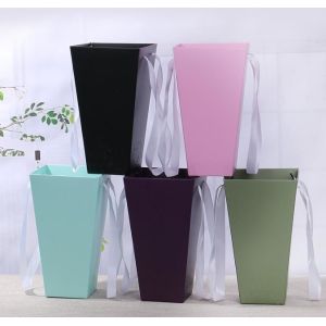 Wholesale OEM logo printing luxury customized cardboard paper packing flower