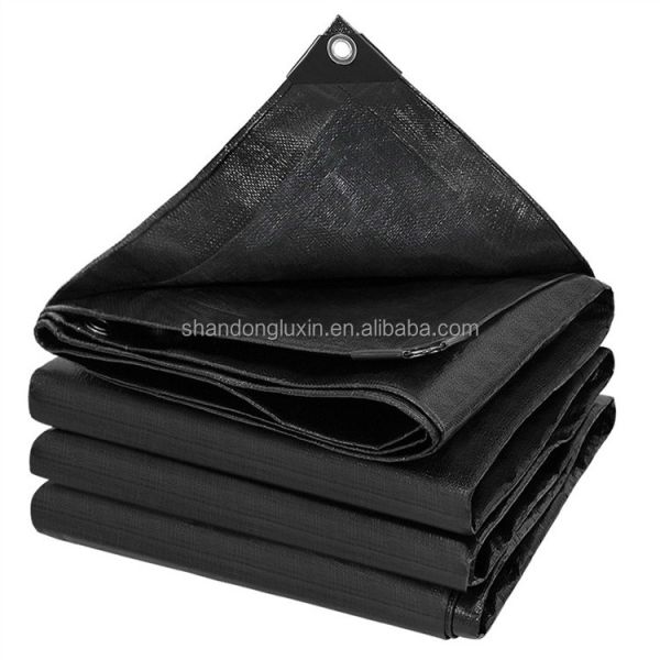 Woven Black Tarpaulin Rolls 80gsm-200gsm Your Go-To Choice for Outdoor