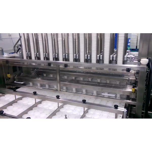 Automatic Paper Cup Laoding System Biscuit Cookie Automatic Paper Cup Packing