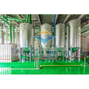 Quality 30-1500tons Capacity Oil Pretreatment Plant With Vibrating Sieve for sale