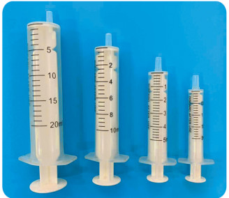Quality Non Pyrogenic Disposable Syringe 2 Parts Luer Slip 10 Ml 20 Ml Without Needle medicine syringe for sale