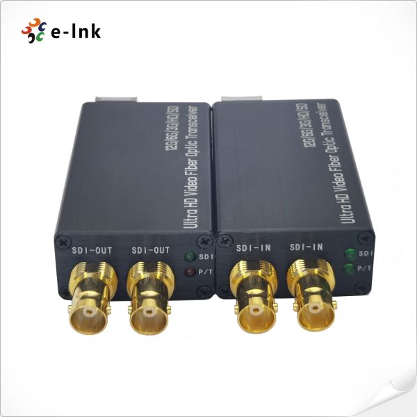 Single Mode 20KM Mini 24G HD SDI To Fiber Converter