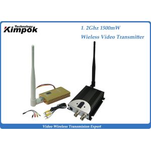 1.5w Wireless Video Audio Transmitter FPV Transmitter And Receiver Kit With 0