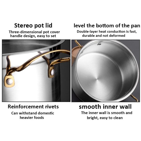 Wholesale Tornado Cookware Sets Multifunctional Cooking Pot Kitchen 6 Piece Soup Pot Set