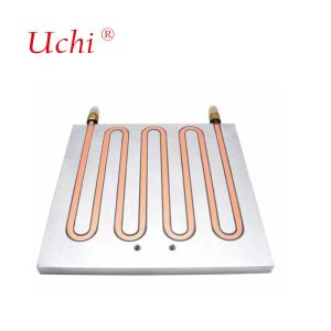 China High Power Aluminum Tube Water Cooling Heatsink Tube Cold Plate on sale