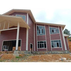 Modern 2 Storey Prefabricated House With Light Steel Structure