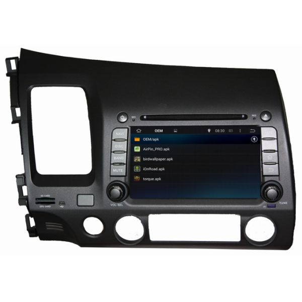 Ouchuangbo car Radio Stereo DVD GPS Navi Player for Honda Civic (left) 2006-2011 Bluetooth