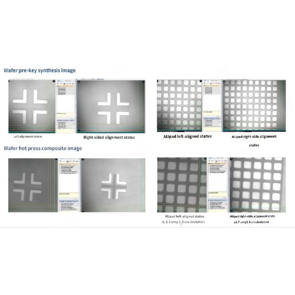 Thermo Compression Anodic Bonding Equipment Thermal Pressure Bonding Si Cu Al-Ge Material 600°C 2-8inch