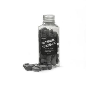 Chewable Fresh Mint Toothpaste Bits Charcoal Tablets For Teeth Whitening