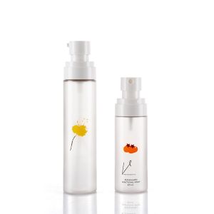Recyclable Empty Plastic Cosmetic Bottles Frosted Finish For Skincare