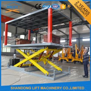 Blue Double Deck Car Parking System Explosion Proof Lock Valve