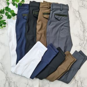 5 Colors Horse Riding Pants For Kids Boys Equetrisn Breechs With Pockets
