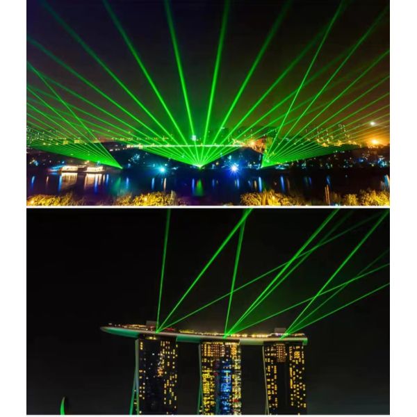 IP33 Rated Multi Laser Light Mini 3W RGB For Outdoors Full Color Animation Disco