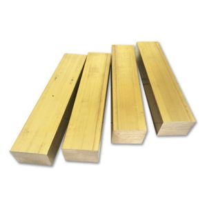 QSn6.5-0.1 Tin Plated Copper Bar QSn4-0.3 Brushed Brass Bar H59 For Decoration