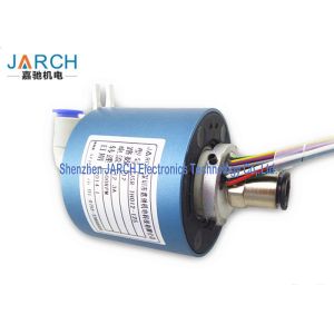 1 Passage Professional Pneumatic Electrical Rotary Joint Flange Mounting , 56mm